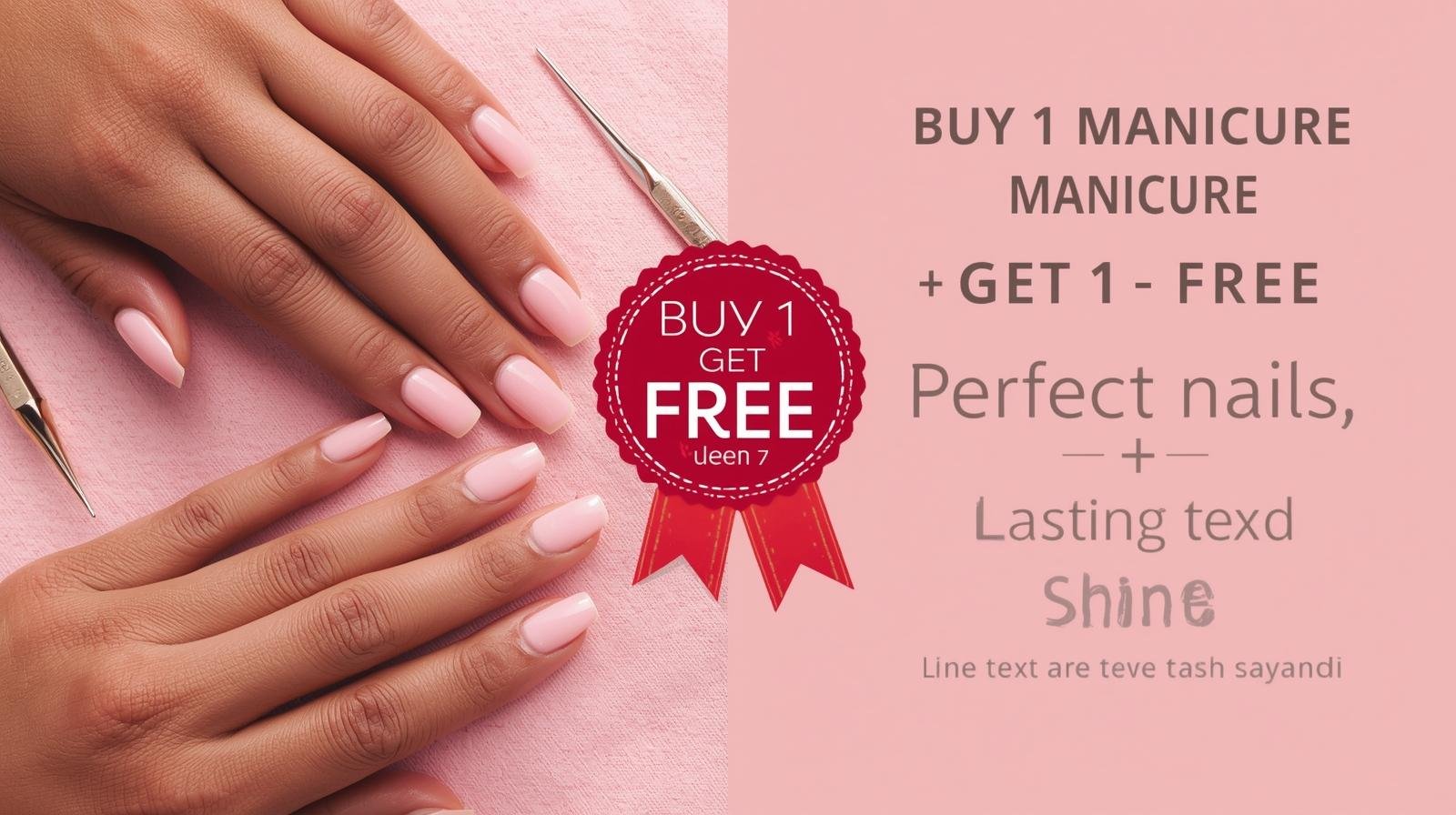 Buy 1 manicure, get 1 manicure free