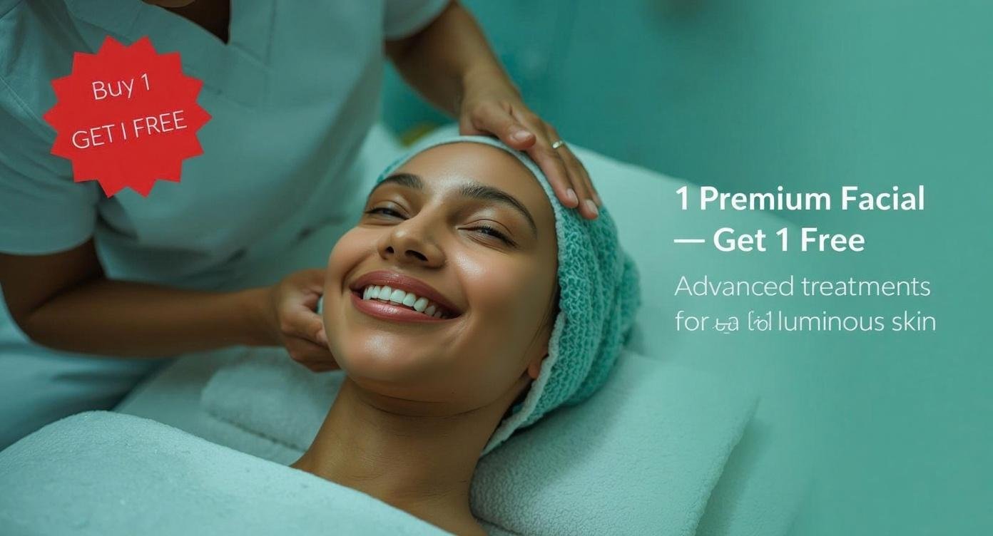 Buy 1 Premium facial, get 1 Premium facial free